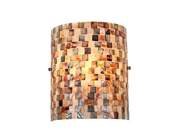 chloe lighting ch3cd28bc08ws1 shelley mosaic 1light wall sconce 98 x 83 x 41' black
