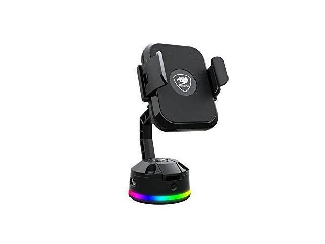 cougar bunker m rgb phone stand with qi wireless charging and 2 usb 20