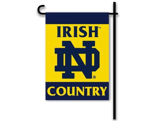 Bsi Products Inc Notre Dame Fighting Irish 2-Sided Country Garden Flag Garden Flag