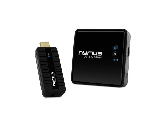 NeweggBusiness - Nyrius ARIES Prime Wireless Video HDMI & Receiver Streaming HD 1080p 3D Video & Digital Audio from Laptop, PC, Cable, Netflix, YouTube, PS to (NPCS549)