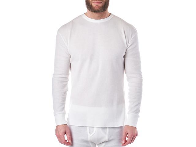 Alpine Swiss Mens Thermal Long Sleeve Top Waffle Knit Shirt Base Layer Underwear