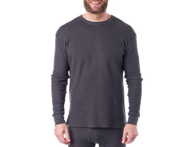 Alpine Swiss Mens Thermal Long Sleeve Top Waffle Knit Shirt Base Layer Underwear