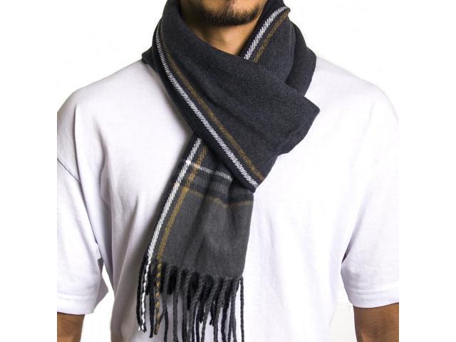 Alpine Swiss Mens Scarf Softer Than Cashmere Scarves Plaids Womens Winter Shawl