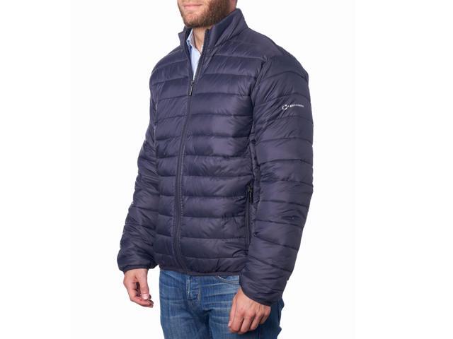 AlpineSwiss Niko Packable Light Mens Down Alternative Puffer Jacket Bubble Coat