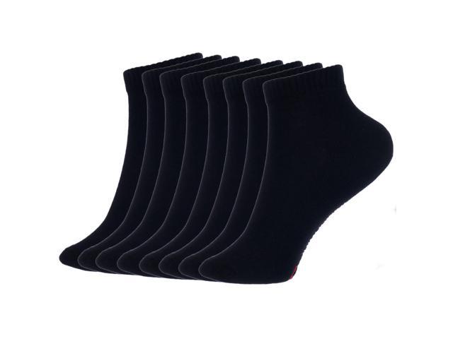 Alpine Swiss Mens 8 Pack Ankle Socks Low Cut Cotton Athletic Sock Shoe Size 6-12