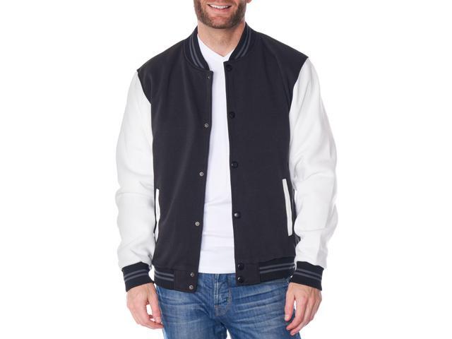 Alpine Swiss Tyler Mens Varsity Baseball Jacket Casual Letterman Bomber Jacket