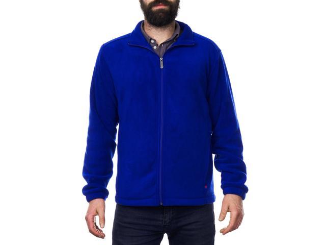Alpine Swiss Trent Mens Full Zip Up Fleece Jacket Soft Casual Warm Zipper Coat