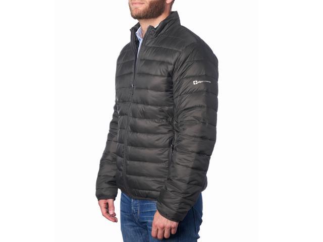 AlpineSwiss Niko Packable Light Mens Down Alternative Puffer Jacket Bubble Coat