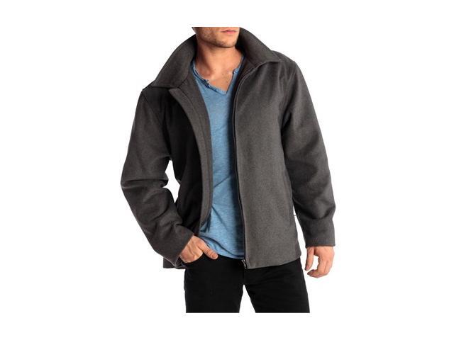 Alpine Swiss Men's Grant Wool Blend Bomber Jacket