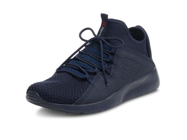 Alpine Swiss Mens Fashion Sneakers Lightweight Knit Top Elastic Sock Tennis Shoe