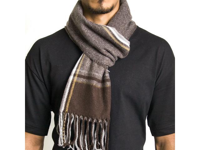 Alpine Swiss Mens Scarf Softer Than Cashmere Scarves Plaids Womens Winter Shawl