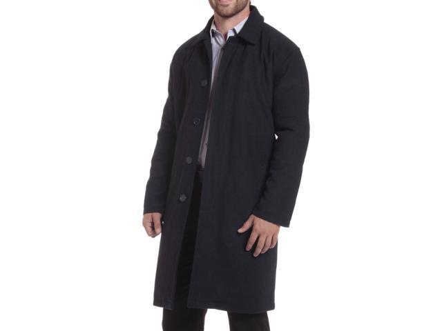 Alpine Swiss Mens Zach Knee Length Jacket Top Coat Trench Wool Blend Overcoat