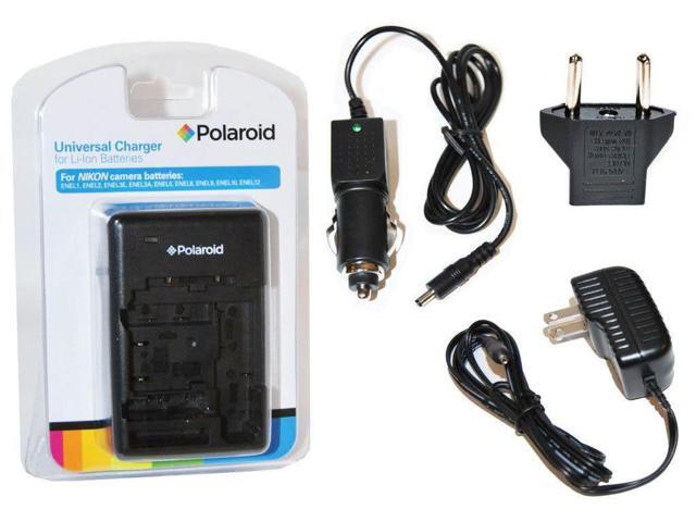 Polaroid Universal Camera & Camcorder Battery Charger For Nikon Batteries