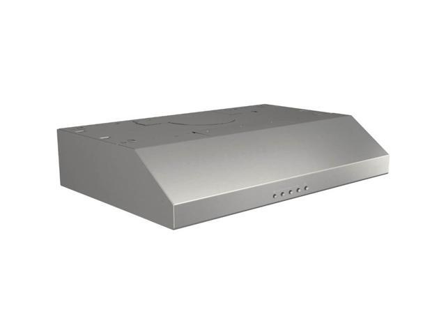Broan BCSQ130SS 30 inch Stainless Range Hood with LED Light
