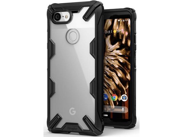 Google Pixel 3 Case Ringke [Fusion-X] Ergonomic Transparent PC Back TPU Bumper [Military Drop Testsed Defense] Protective Cover for Google Pixel3