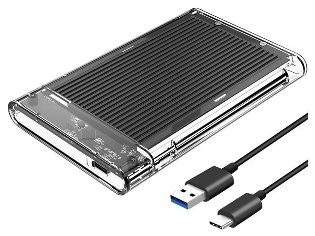 ORICO Aluminum Type-C 25 Inch HDD Enclosure Case USB31 GEN 1 to SATA III External Hard Drive Disk Enclosure High-Speed Case for HDD SSD Support