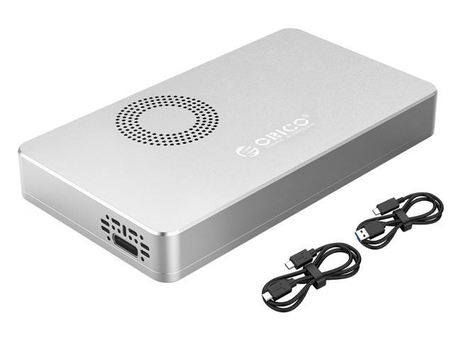 ORICO M2 NVME SSD Case Self-Cooling SSD Enclosure for M2 M Key M+B Key SSD Disk USB C 10Gbps Hard Drive Enclosure M2 SSD Box