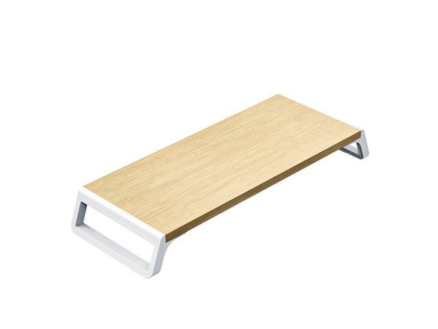 ORICO Portable Universal Solid Wood Monitor Stand Riser Computer Monitor Desktop Ergonomic Laptop Stand Bracket for PC MacBook Home Office