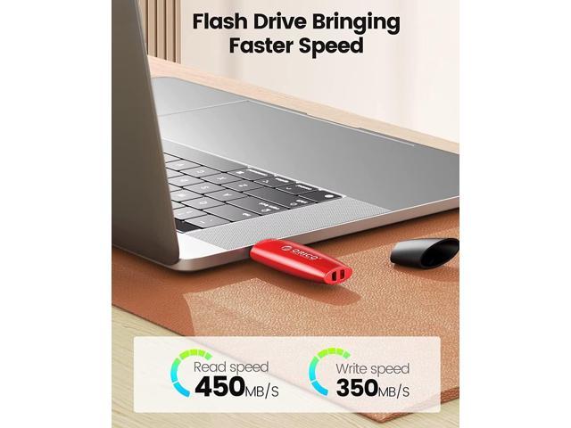 ORICO USB 3.0 UFSD Flash Drive 256GB Memory Stick Speed Up to 450MB/s  Reading Thumb Drive USB Flash Drive Metal USB Drive Data Storage Compatible  with Laptop Computer USB-A 