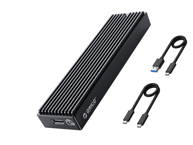 ORICO NVMe Enclosure USB C Adapter 4TB M.2 NVMe SSD Enclosure 10Gbps M.2 Enclosure for M Key, NVME-10Gbps