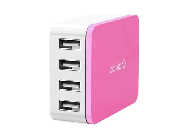 ORICO CSI-4U 20W 4-Port Family-Sized Desktop USB Charger with 2 Prong Power Cord for iPhone 6 6 Plus 5 5C 5S iPad Air Mini Galaxy S4 S5 Note 2