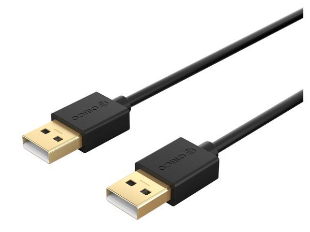 ORICO USB20 to USB 20 Male to Male Extension Cable - Black with Gold Plated Connectors 164ft-66ft 05m to 2m