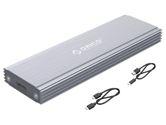 ORICO Aluminium Nvme M2 SSD Enclosure 10Gbps USB C Hard Drive Enclosure Support UASP Trim & Smart Sleep Function With C to C Cable