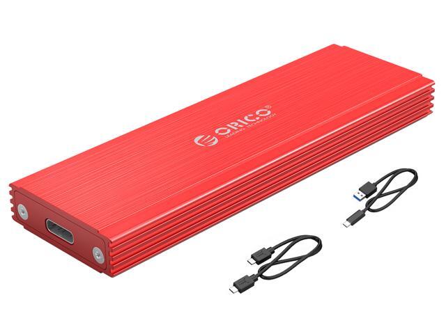 ORICO Aluminium Nvme M2 SSD Enclosure 10Gbps USB C Hard Drive Enclosure Support UASP Trim & Smart Sleep Function With C to C Cable