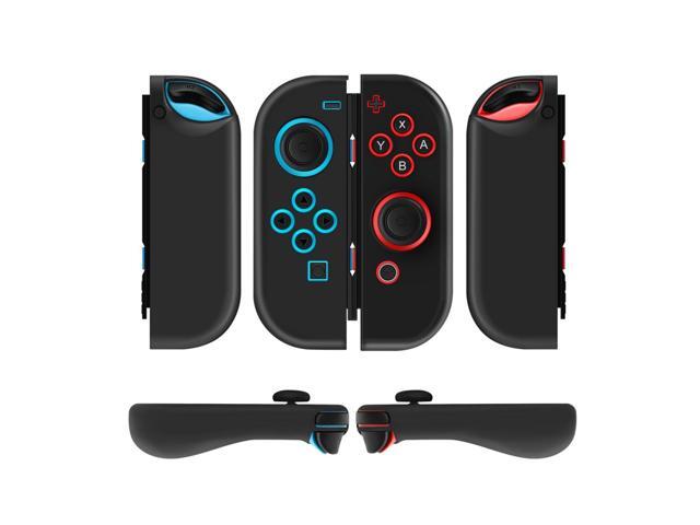 Nintendo Switch Joy-Con Grip Gel Guards with Thumb Grips Caps - Protective Case Covers Anti-Slip Ergonomic Lightweight Design Joy Con Comfort Grip