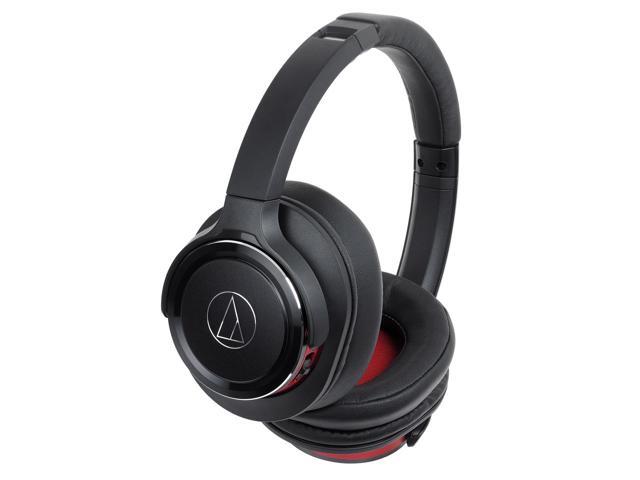 Audio Technica ATH-WS660BTBRD Solid Bass Wireless Over-Ear Headphones with Mic -Black