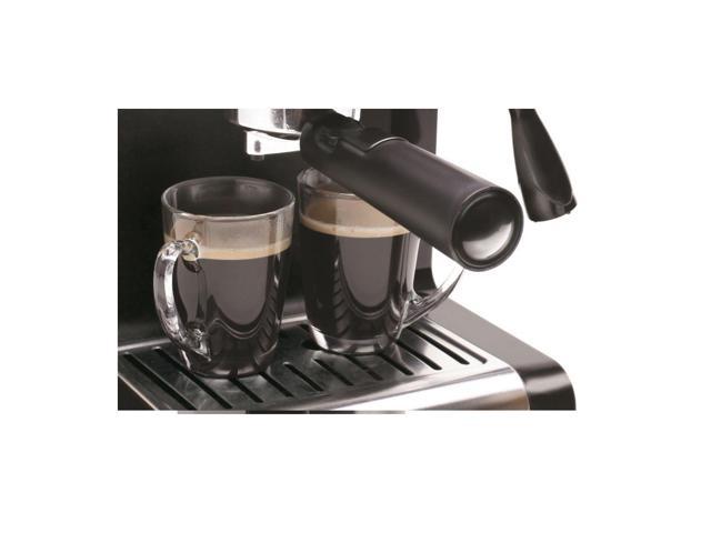 Capresso EC100 Espresso and Cappuccino Machine, Black/Silver