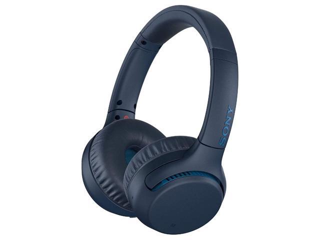 Sony WHXB700/L Wireless Extra Bass Bluetooth Headset/Headphones with mic for Phone Call and Alexa Voice Control Blue Wireless Extra Bass Bluetooth
