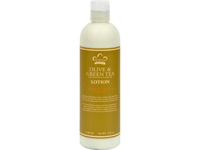 Nubian Heritage Lotion - Olive Butter with Green Tea - 13 fl oz Hand and Body Lotion