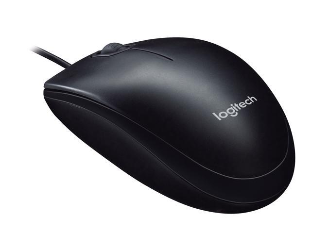 Logitech M90 USB Wired Mouse - Black