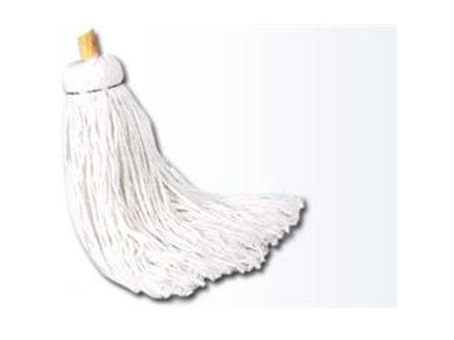 Boardwalk Deck Mop; 48' Wooden Handle 12oz Cotton Fiber Head 6/Pack 112C