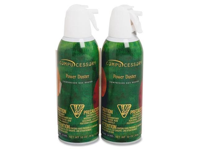 Compucessory Air Duster Cleaner Moisture-Free/Ozone Safe 1000 oz 2/Pack