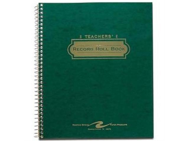 Roaring Spring 72900 Teacher'S Roll Book, 44 Letter-size Pages - Newegg.com