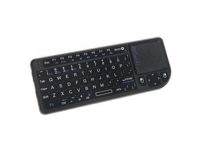 Rii® mini X1 Handheld 24G Wireless Keyboard Touchpad Mouse for PC Notebook Smart TV Black
