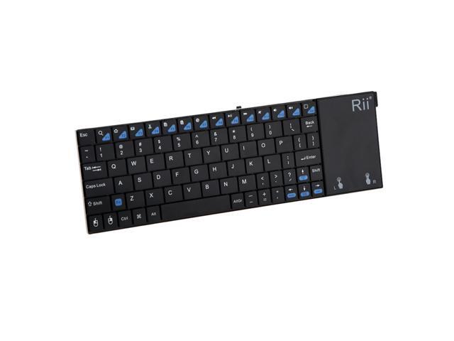 Rii® mini i12 Multifunction Wireless 24G Keyboard QWERTY Touchpad Ultra Slim for Sony PS3 HTPC Android TV BOX