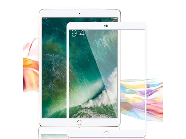 iPad 97 Screen Protector Fits iPad Air 1/Air 2/Pro 97/5th(2017)/6th(2018) Tempered Glass Screen Clear (Beveled White) For Apple iPad 97-inch