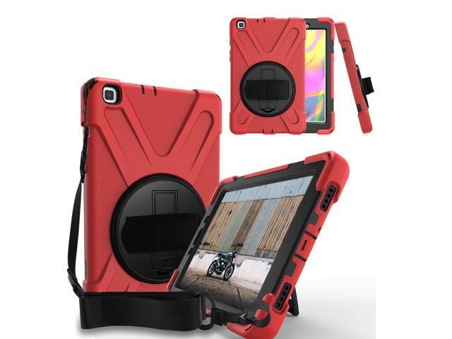 Galaxy Tab A 80 T290 Case Heavy Duty Rugged Shield Case Shockproof Drop Protection Kickstand Handstrap Shoulderstrap For Samsung Galaxy Tab A