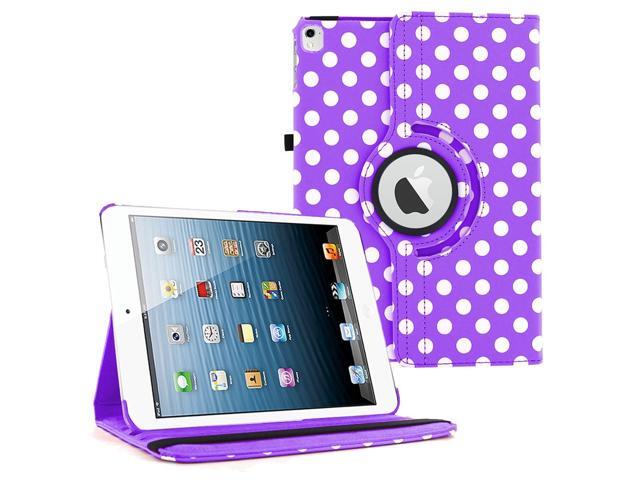 iPad 102 8th 7th Gen Case PU Synthetic Leather Carrying Case Multi-view Stand Folio Portfolio For Apple iPad 2019/2020 8th 7th Generation [Polka