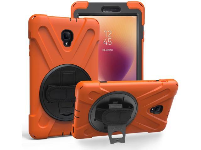 Galaxy Tab A 80 Case Fits T380 2017 Shockproof Heavy Duty Tempered Glass Screen Protector KIckstand Shoulderstrap Sling For Samsung Galaxy