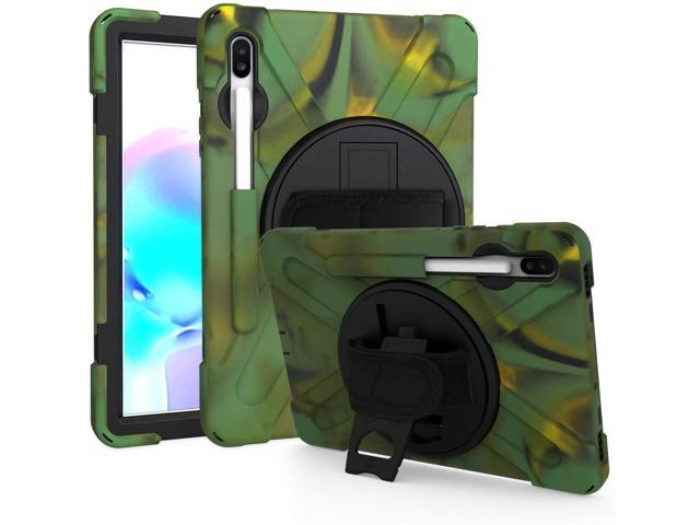 Galaxy Tab S6 Case Fits T860 2019 105 Shockproof Heavy Duty Tempered Glass Screen Protector Kickstand Carrying Shoulderstrap Sling For