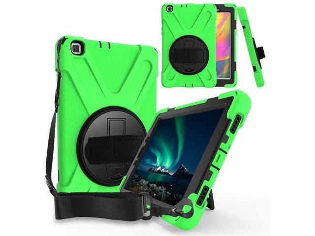 Galaxy Tab A 80 Case Fits T290 2019 Shockproof Heavy Duty Case Tempered Glass Screen Protector Kickstand Shoulderstrap Sling For Samsung