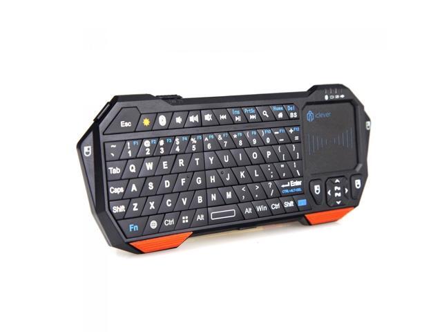 Hisgadget Ultra Portable Rechargeable Mini Wireless Bluetooth Keyboard with Mouse Touchpad Backlight for Android 30 + Tablets / Mac OS / Windows /