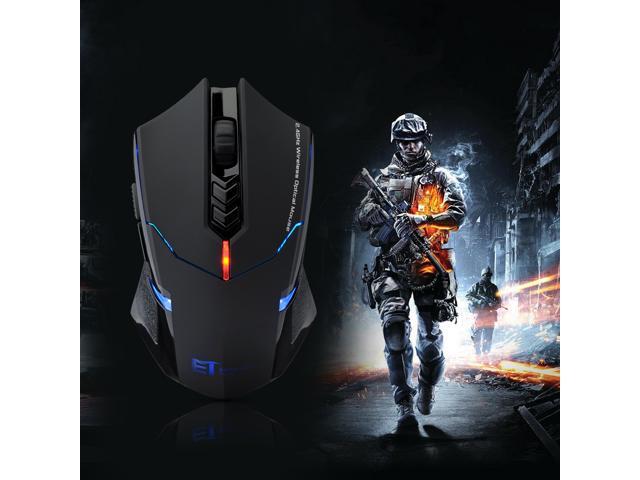 24GHz Wireless Gaming Optical Mouse With Adjustable 500/1000/1500/2000 DPI Support Surface for PC Mac Notebook