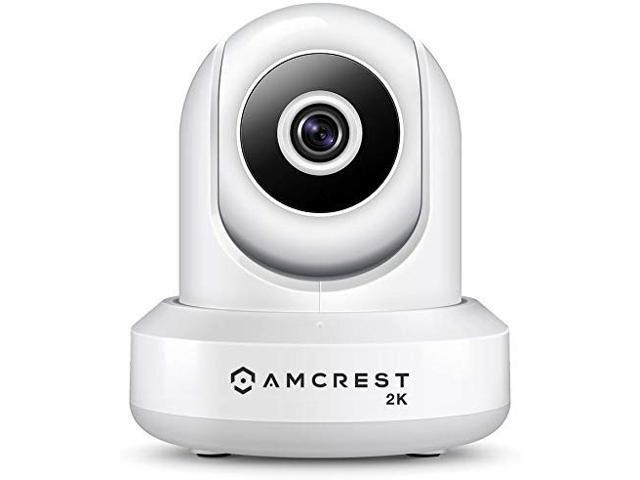 Amcrest UltraHD 2K (3MP/2304TVL) WiFi Video Security IP Camera with Pan/Tilt Dual Band 5ghz/24ghz Two-Way Audio 3-Megapixel @ 20FPS Wide 90°