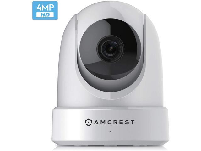 Amcrest 4MP UltraHD Indoor WiFi Camera Security IP Camera with Pan/Tilt Two-Way Audio Night Vision Remote Viewing Dual-Band 5ghz/24ghz