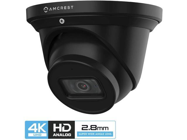 Amcrest UltraHD 4K Dome Outdoor Security Camera 4K (8-Megapixel) Analog Camera 164ft Night Vision IP67 Weatherproof Housing 28mm Lens 110°